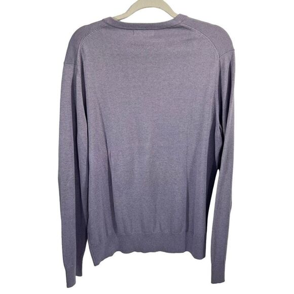 Banana Republic Men's Luxury Blend Silk V-Neck Pullover Sweater Size Large - Picture 4 of 8